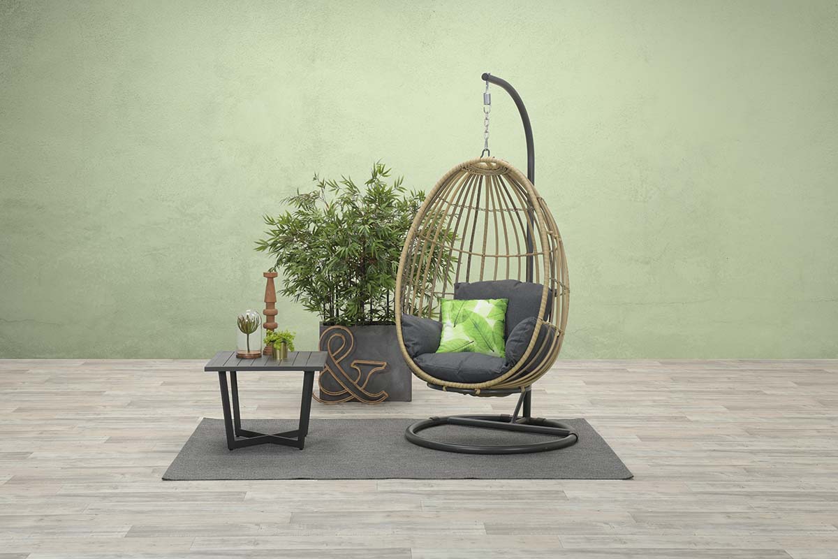 account Hoeveelheid van Vaardigheid Panama Swing Egg Chair rotan 10950GS - Garden Impressions
